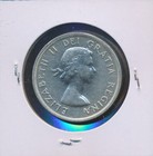 Canada - 1958 Totem Pole - Dollar - Silver - Bu -  b