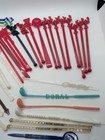 Vintage Stir Sticks Cocktail Swizzle Barware Lot