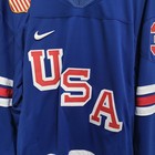 Nike Team Usa Hellebuyck  37 Ice Hockey Jersey Blue Dri-fit Size Xl