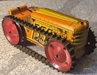 1940   s Marx Super Power Caterpillar Tin Wind Up Litho Climbing Tractor