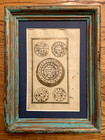 Antique Original Islamic Prayer Manuscript calligraphy Illuminated On Paper 