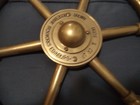 Rosebank Ironworks Edinburgh Brass Brown Bros   Co  18  Diameter Ships Wheel