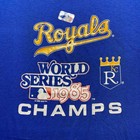 Vintage 1985 Kansas City Royals Mlb Baseball World Series Champs Shirt Usa Large