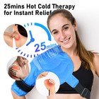 Shoulder Gel Ice Pack Hot Cold Therapy Wrap For Pain Relief Injuries Reusable