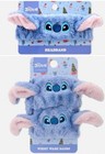 Disney Stitch Plush Headband And Wrist Wash Bands Set