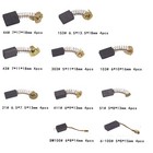 60 Pcs Electric Motor Carbon Brushes 10 Different Sizes For Replacement