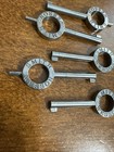 Lot Of 5 Smith   Wesson Handcuff  Steel Replacement Key With Double Lock Pin