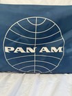 Vintage Pan Am Airlines Crew Shoulder Strap Travel Bag Carry On Tote Hong Kong