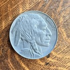 1913 Indian Head Nickel   1900 Morgan Dollar Novelty 3    Coin Paperweight    
