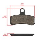 Front Rear Brake Pads For Harley Davidson Flstf Fat Boy 2008-2014
