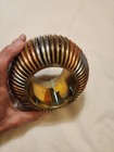 Vintage Tri Metal Brass Copper Nickel Bracelet Bangle Bracelet