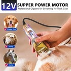 Professional Dog Grooming Clippers For Thick Coat - Dog Hair Trimmer For Groo   