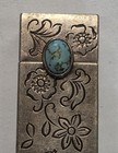Vintage Italian 800 Silver Hand Engraved Lipstick Holder