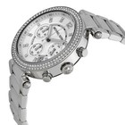 Michael Kors Parker Chronograph Silver Dial Ladies Watch Mk5353