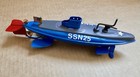 Reproduction Tin Lithograph Marusan Submarine Ssn25 San Japan Wind-up Toy Broken