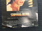 John Travolta Staying Alive Poster Rare 1983 Damaged 17  x24  