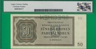 Bohemia   Moravia 50 Korun 1944  P10s  Legacy Superb New  67  Ppq  Top   Ebay 