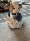 Vintage 1993 Ceramic Cow Milk Pitcher By Mary s Moo-moos   Retro Kitchen Decor