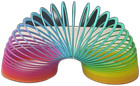 Rainbow Plastic Spring Toy Classic Coil Slinky Fidget 3 5 Inch
