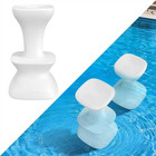 30  Pool Stools For Underwater pre-weighted Pool Stools With Foot Rest waterproo