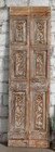 Antique Carved Door 6 Panel Sliding Barn Door Rustic Farmhouse Doors 80x24