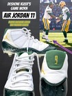 Air Jordan 11 Deshone Kizer Game Used Worn Packers Pe Sample Promo Notre Dame