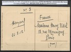 British Levant  Constantinople  1912  Turkey  Ships In Bosforo To Paris  Ebb138