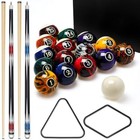  20 Pcs Pool Balls Billiard Set Pools Table Accessories 16 Ball Set With 2 