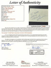 Wilt Chamberlain Signed Index Card Jsa Certified Autograph Hof Basketball Nba