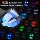 Wired Pro Gaming Headset W mic Over-ear W crystal Stereo Bass Surround Sound