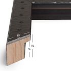Craig Frames Rivet  1 25 Inches Wide Asphalt Black Picture Frame