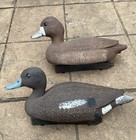 Vintage Pair Flambeau Pintail Hen Duck Decoys 17    Usa Blow Mold Hunting