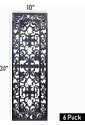 Non-slip Indoor outdoor Rubber Stair Treads 10 In  X 30 In  set Of 6  black Wrou