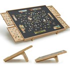 Felt Puzzle Board With 4 Drawers  Cover  2 In 1 Puzzle Table With 1500 Pieces