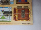 Melissa   Doug Latches Wooden Activity Board Handcrafted Toy 