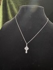 925 Sterling Silver Celtic Cross Pendant On 18    Sterling Rope Chain