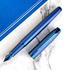Parker Im Fountain Pen - Monochrome Blue Medium Nib New In Box