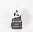 3 Rit Liquid Dye All Purpose Fabric Color 8 Fl Oz - Charcoal Grey