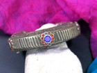 Vintage Afghan Kuchi Bracelet - Handmade Tribal Jewelry - 6 5 Inch Wrist  4819