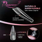 240pcs Nails Tips Coffin  Xxl Super Long Half Matte False Nails 12