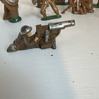 Vtg Manoil Barclay Lot Of 16 Soldiers Metal Figures 1930 s