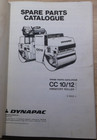 Dynapac Cc10 Cc12 Vibratory Roller Compactor Parts Manual Book Catalog