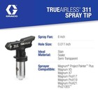 Graco Trueairless 311 Black silver 0 011 Dia  In  Orifice Reversible Spray Tip