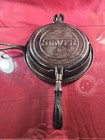 Antique Stover No8 Cast Iron Waffle Iron W low Base Pat d 1893 Complete