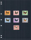  17 85 Scott Value - 1973 Lesotho Butterflies African Scarcer Cv Mnh Nh Umm