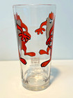 Tasmanian Devil Pepsi Collector Series Glass Looney Toons Vintage 1973 Orange