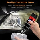 Headlight Restoration Kit Cleaner Cream Car Detailing Kit Uv Protection Kit