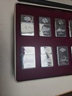 Rare Vintage Harley Davidson Zippo Lighters Decades Set 1900-1990 Usa Metal Tin