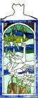 Meyda Tiffany Swans Stained Glass Window
