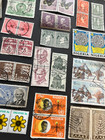 25 Pairs Of Worldwide Vintage Postage Stamps - 50 Stamps Total - Free Shipping 